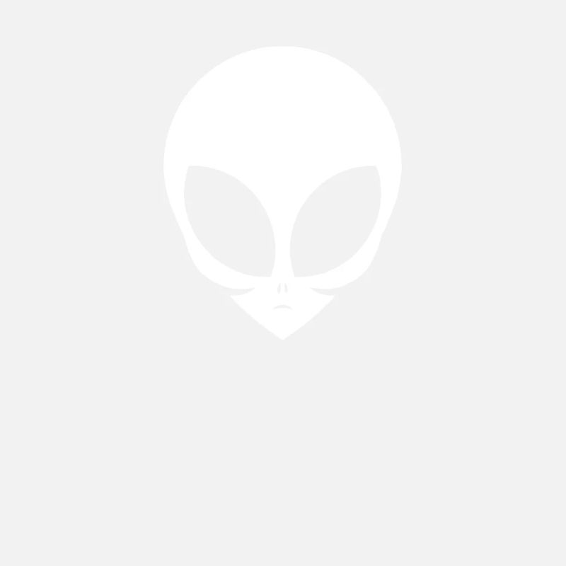 Funny UFO Space Extraterrestrial Life Alien Head