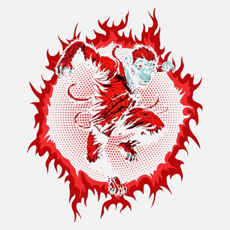 Le singe rouge