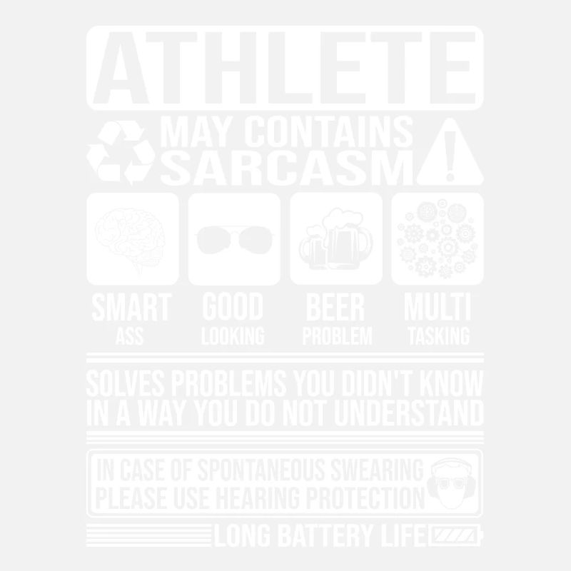 Athlete Sarcasm funny Gift Athlete