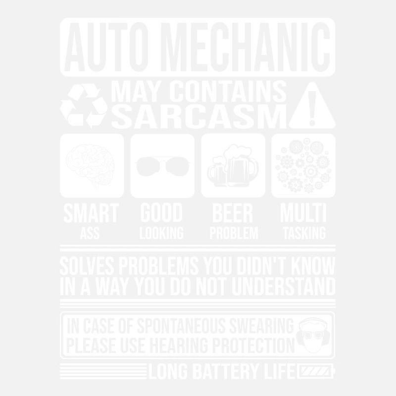Auto Mechanic Sarcasm funny Gift Auto Mechanic