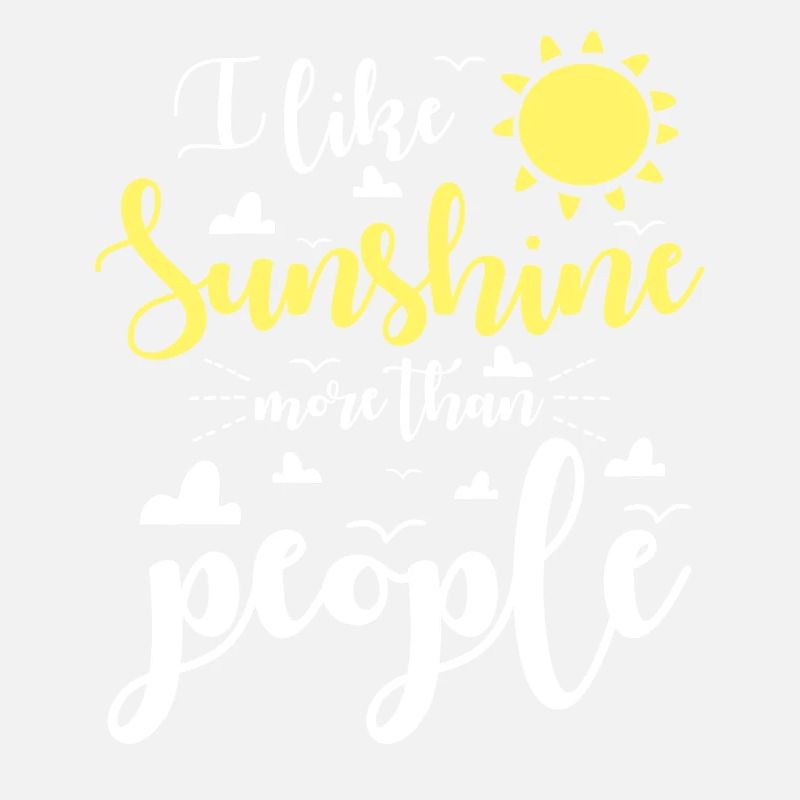 J’aime le soleil plus que les gens