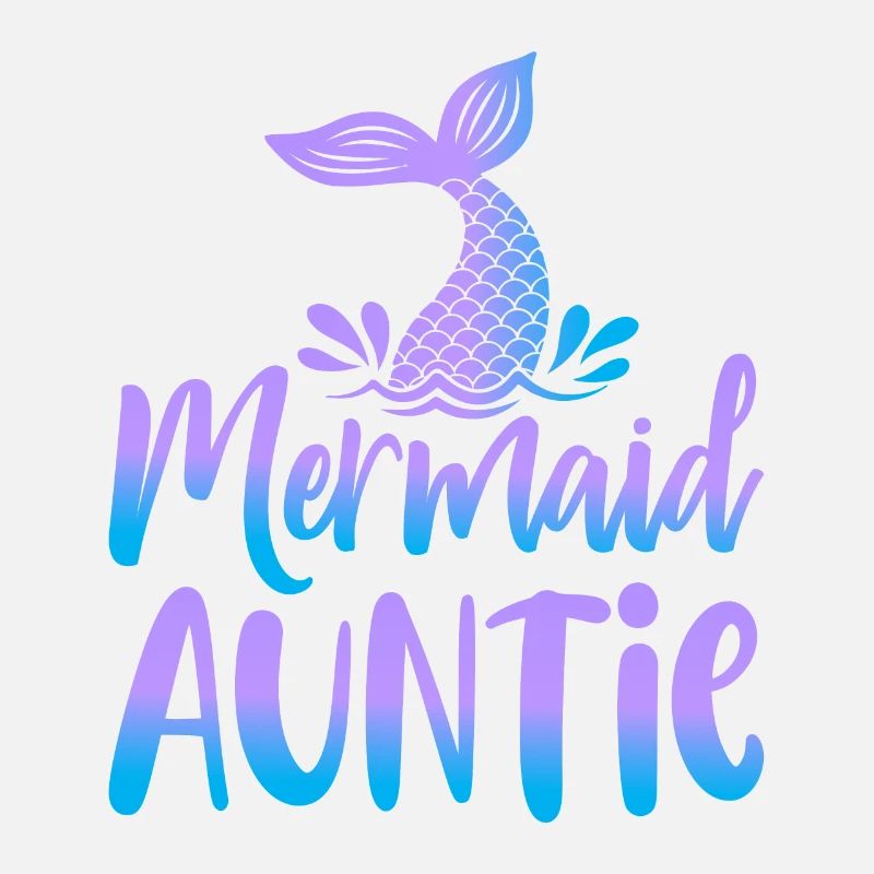 Mermaid Squad Security Auntie Theme Design