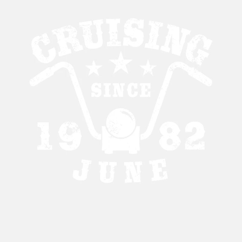 Cruising Biker Geburtstag Juni 1982 Motorrad