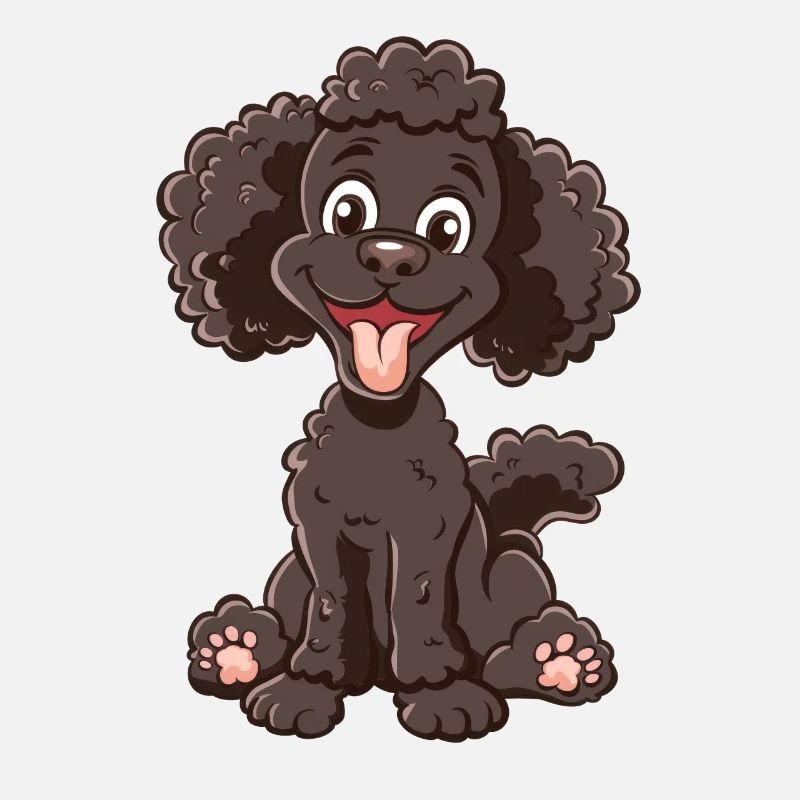 Caniche | Caniche | Dessin animé