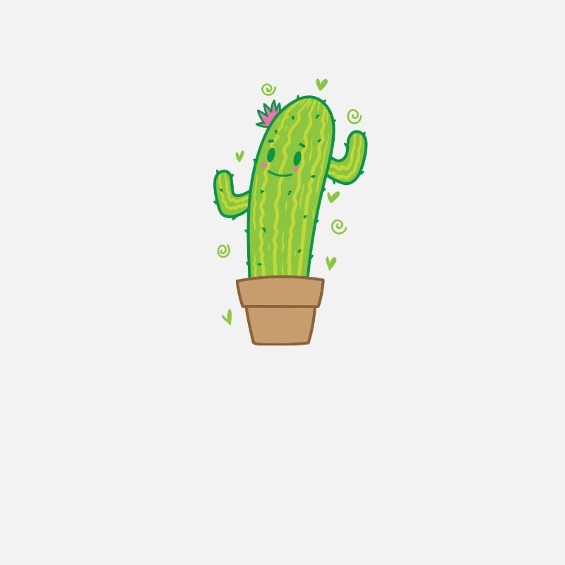 Cactus with good mood
