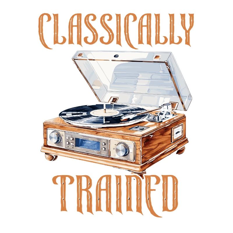 Classically Trained Vintage Record Player