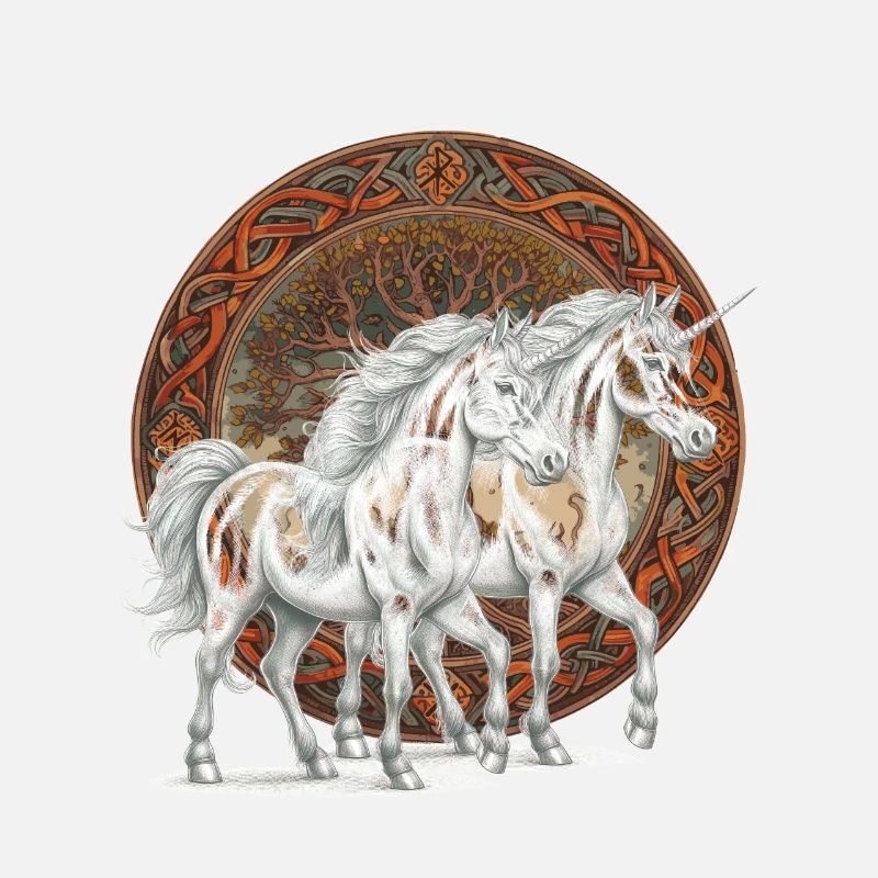 Einhörner Einhorn Fabeltiere Märchenfigur Pferde