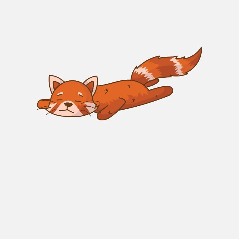 Red Panda Bear Cat Bamboo
