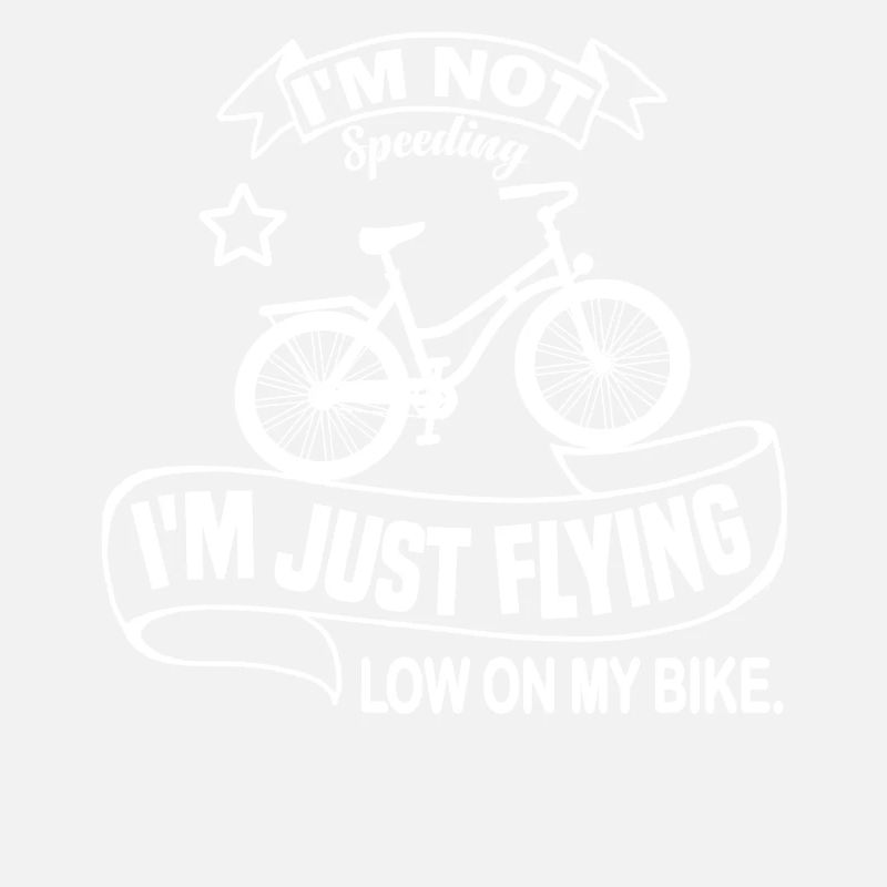 Je ne fais pas d’excès de vitesse, je vole juste bas sur mon vélo.