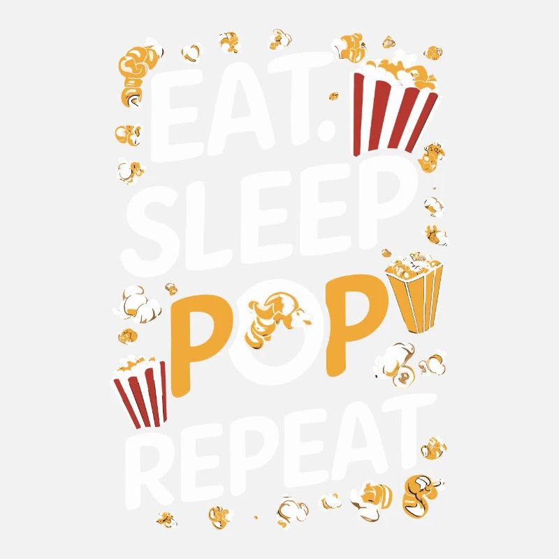 Dicton de pop-corn amusant, pop-corn en rafale
