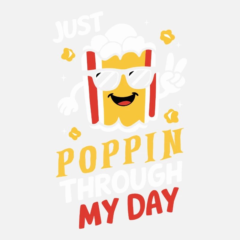 Lustiger Popcorn-spruch, Binge-watching-popcorn