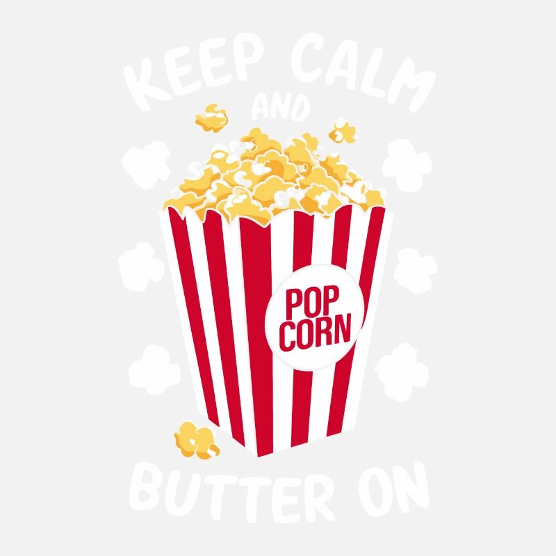 Dicton de pop-corn amusant, pop-corn en rafale