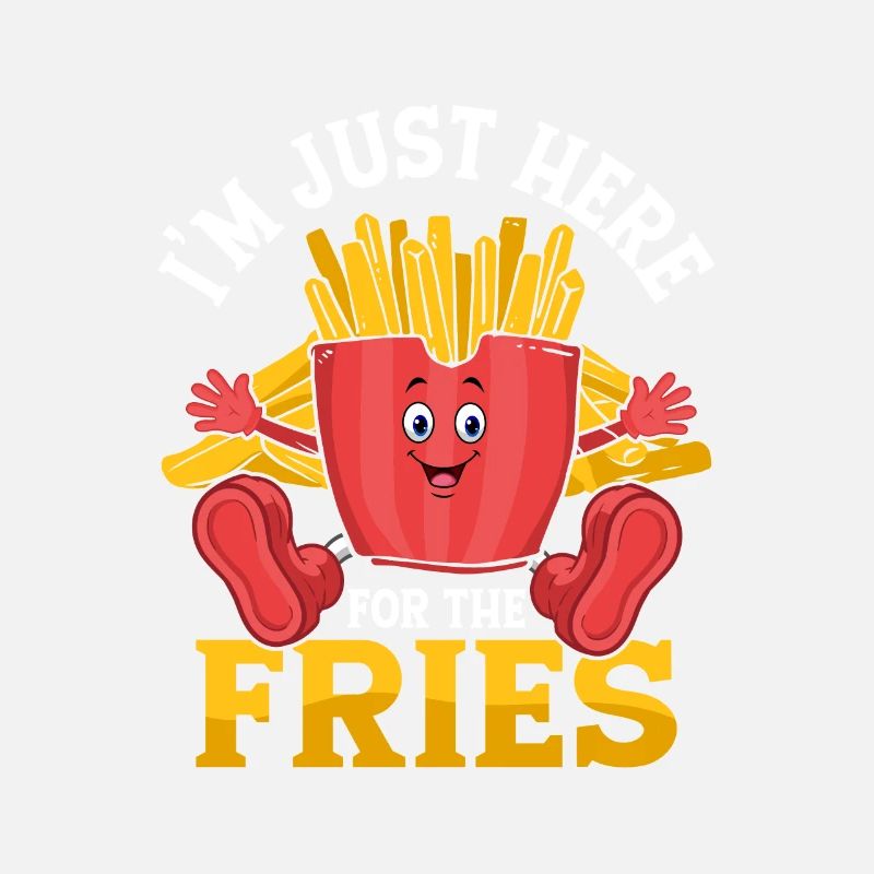 Frites sur tout : juste là pour le croquant