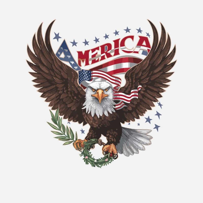 Drapeau américain des États-Unis Eagle Pride