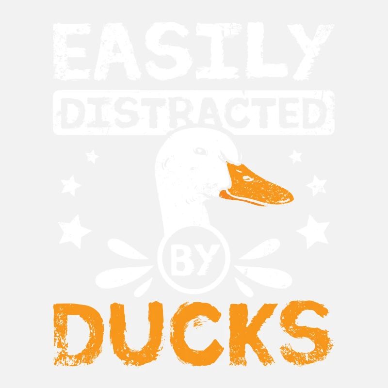 Canard pékin de compagnie facilement distrait par les canards