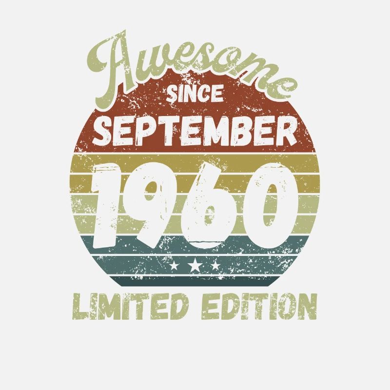 Awesome since September 1960 - Geburtstag