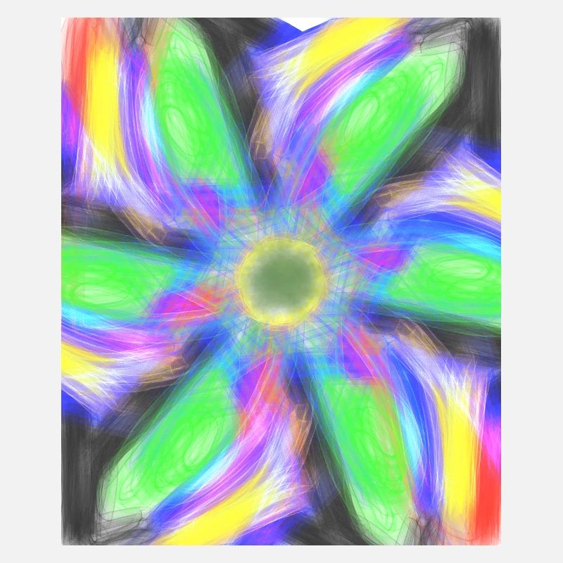 Psychedelic Abstract Flower