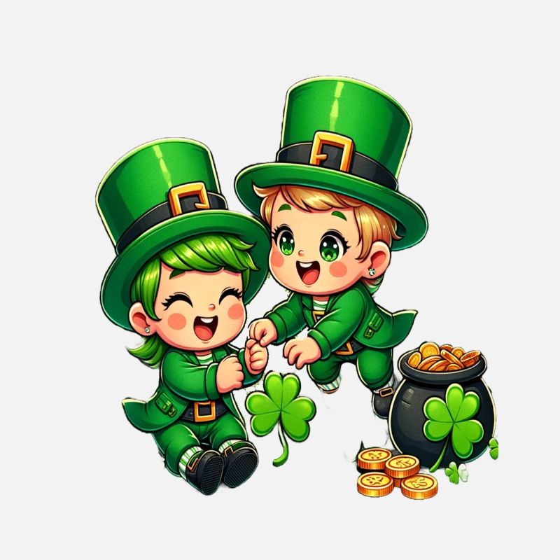 Playful Leprechaun (Irish Leprechaun) Duo