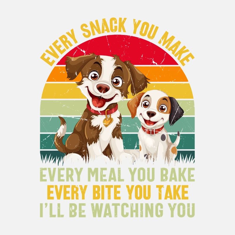 Chiens - Chaque collation que vous préparez, je vous surveillerai !
