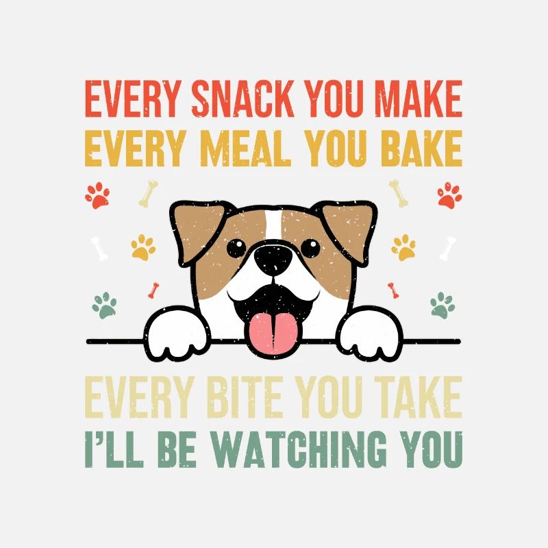 Chiens - Chaque collation que vous préparez, je vous surveillerai !