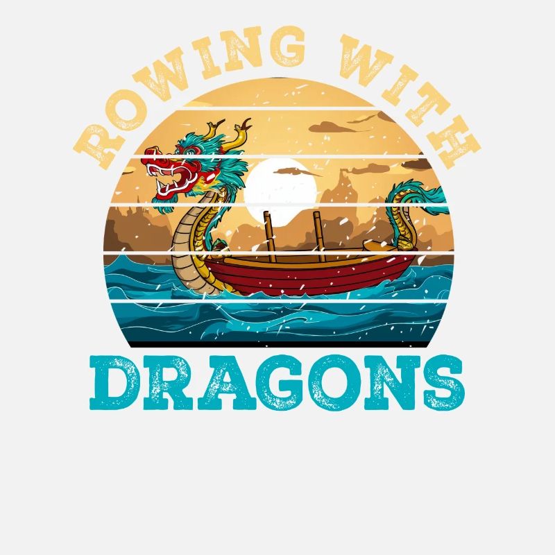 Rudern mit Drachen Drachenboot