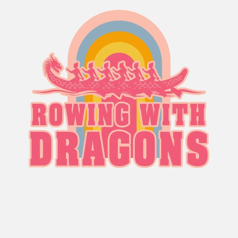 Rudern mit Drachen Drachenboot
