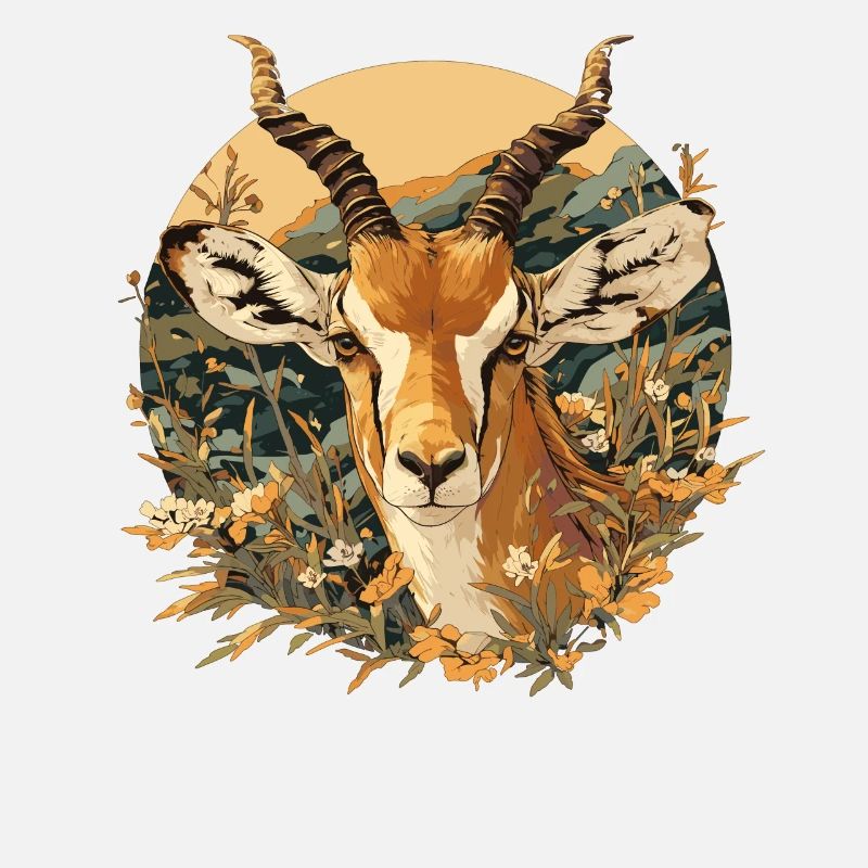 Antilope antilope antilope ouverte