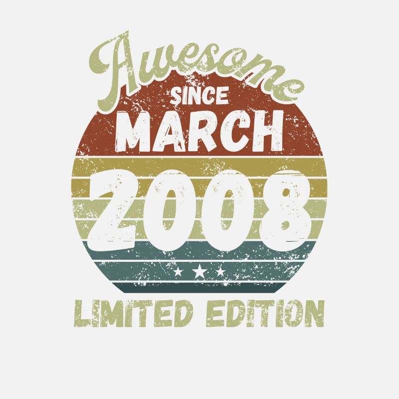 Awesome since March 2008 - Geburtstag
