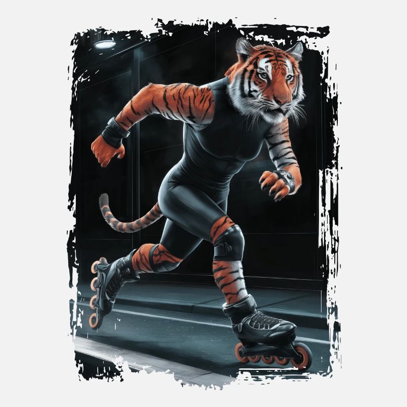 Tiger-Skating Geschenk