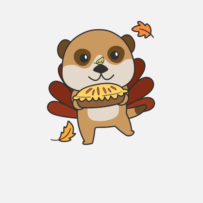 thanksgiving day outfits Truthahn Erdmännchen mit