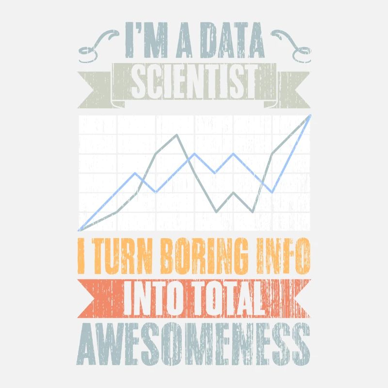 Retro Data Scientist Turn Boring Info Into Total