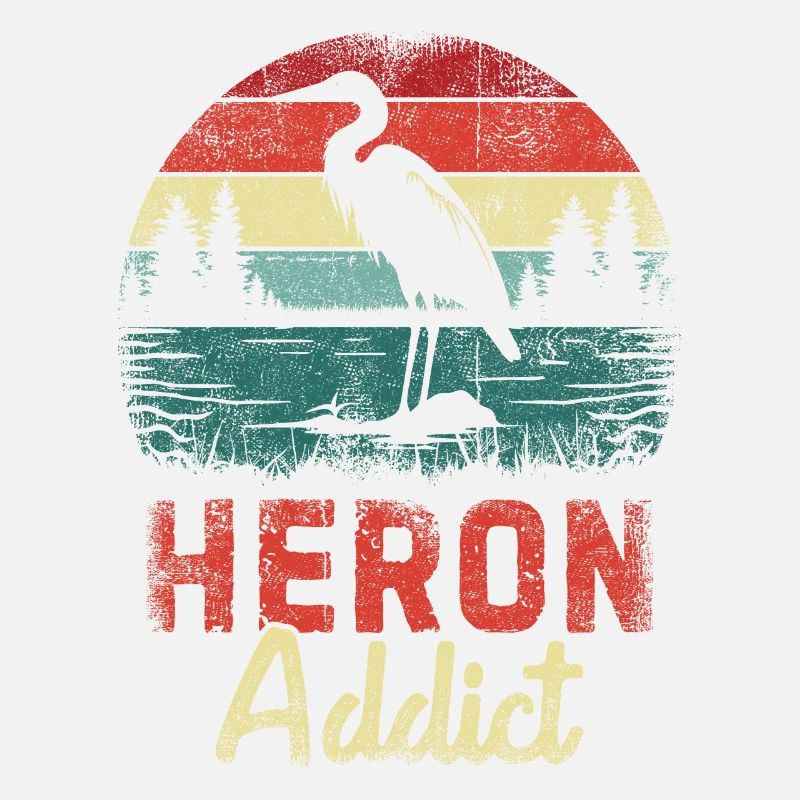 Héron accro