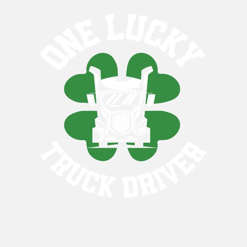 Chauffeur de camion de la Saint-Patrick Shamrock