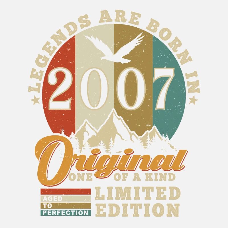 Original 2007 Cadeau D'anniversaire 2007 Authentic