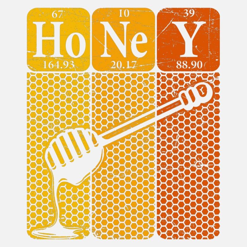 Honey Periodic Table Elements Retro
