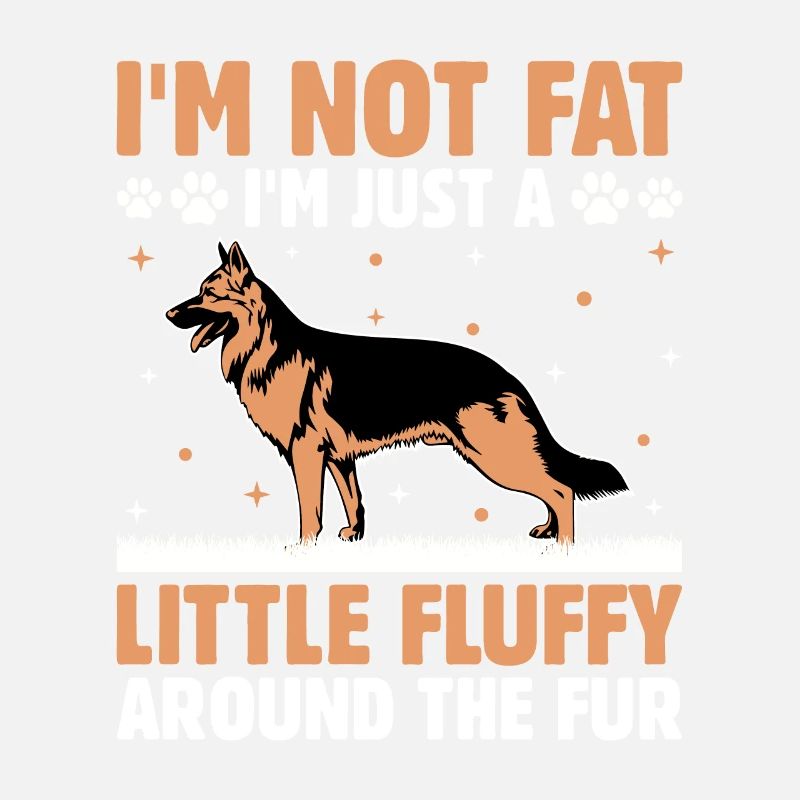 Ich bin nicht fett, ich bin nur ein bisschen flauschig um den Fu
