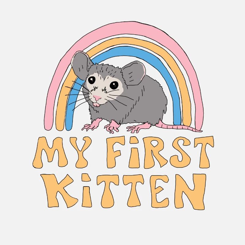 Mause Ratte Kätzchen Mäuschen Spruch Haustier