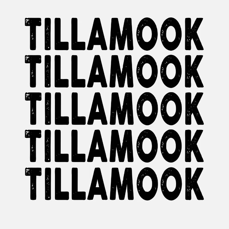 Comté de Tillamook, Oregon, arc-en-ciel : conception de texte