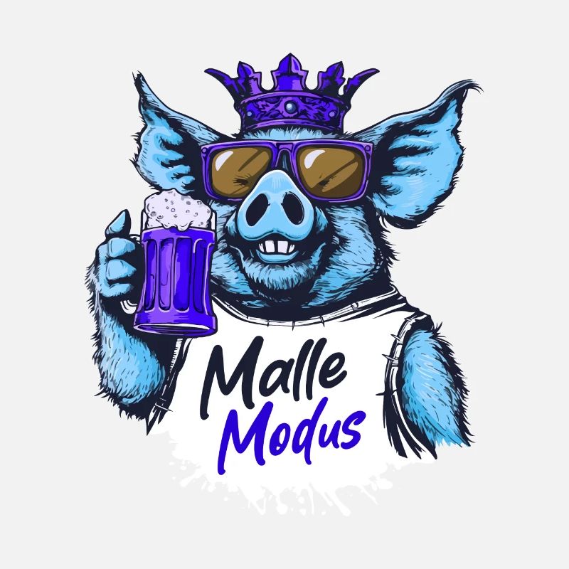 Malle Modus Schwein Bier