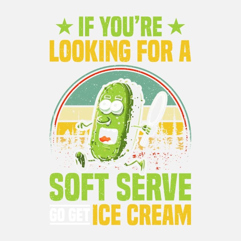 Pickleball Spieler Soft Serve Eiscreme