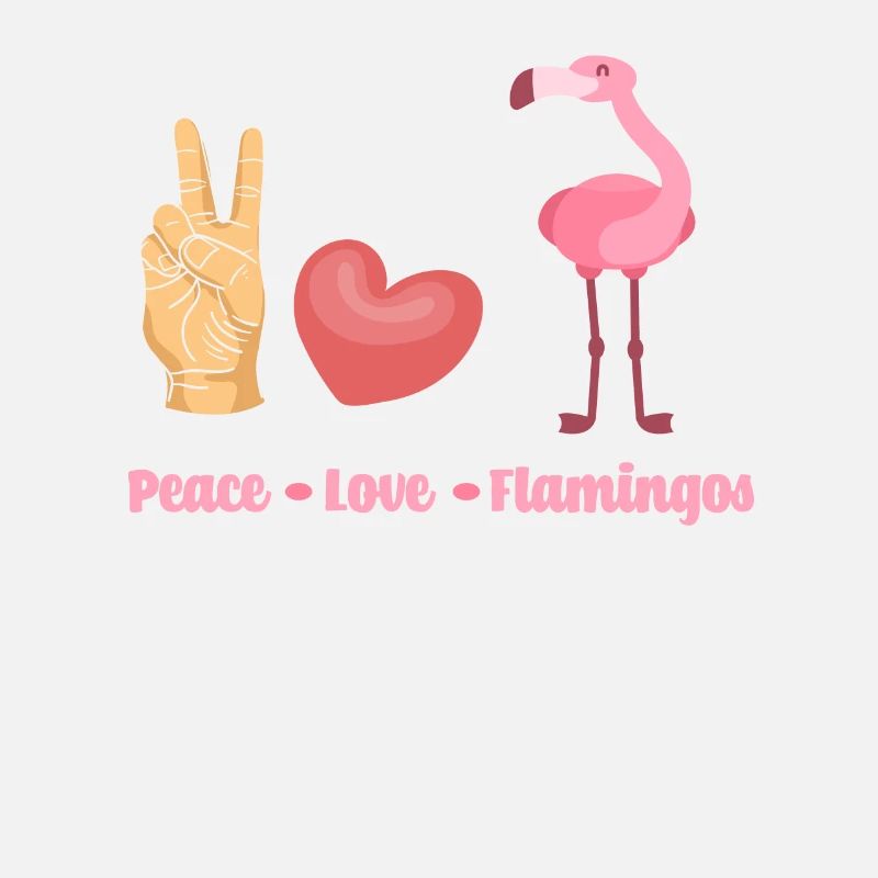 Flamingo Friede Liebe