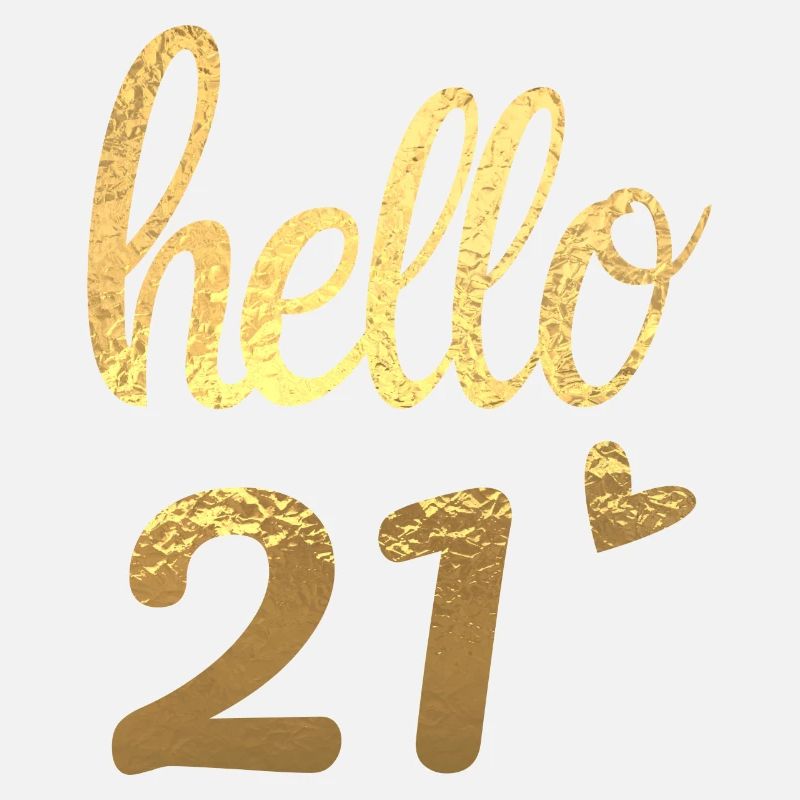 Hello 21 doré