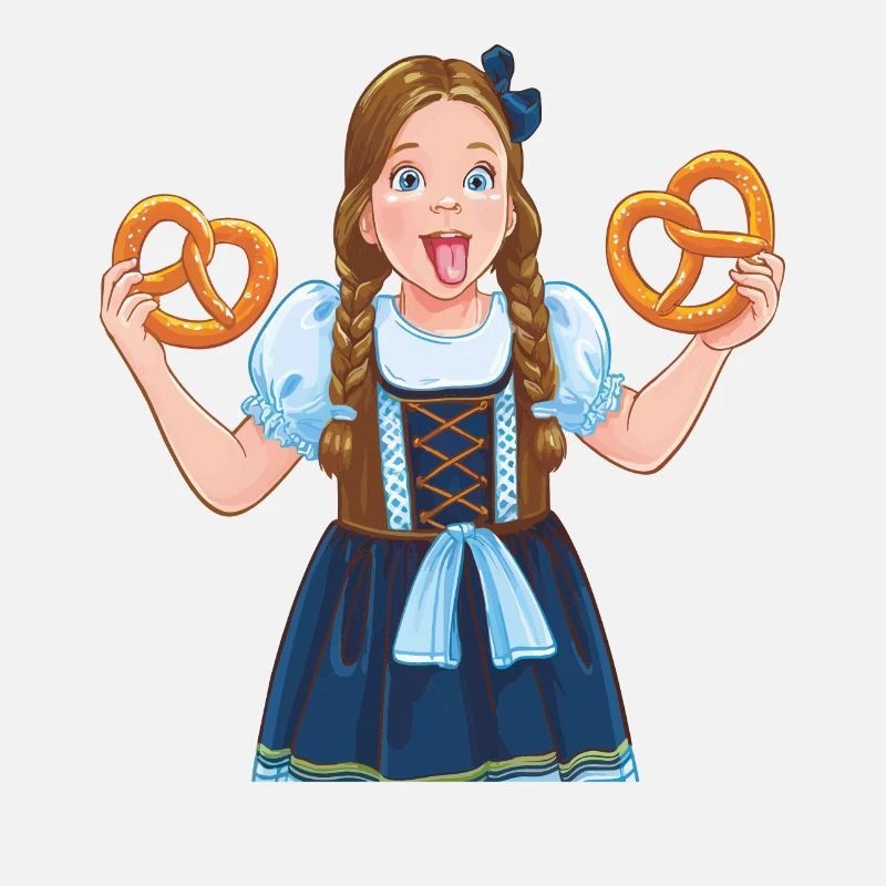 FILLES DIRNDL BRETZEL