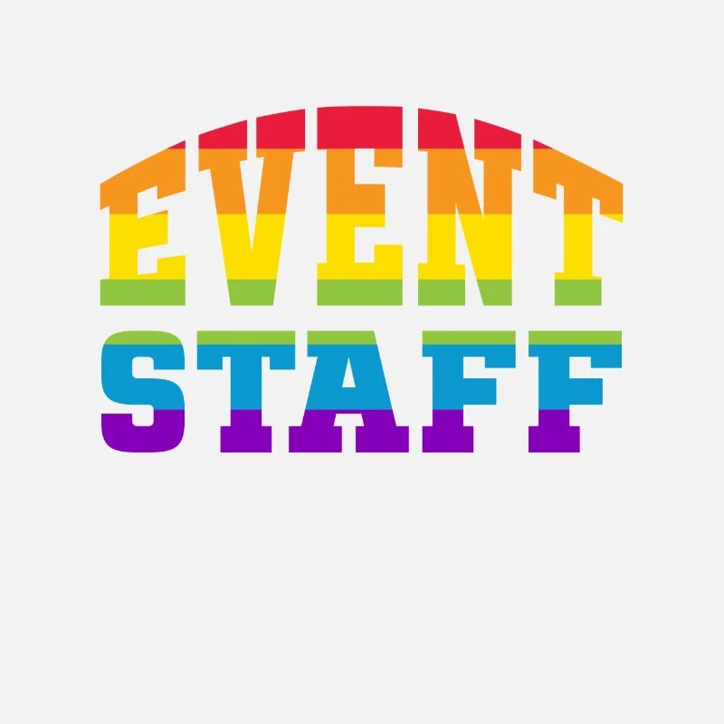 Event Staff Front Design Party Crew Pride LGBT