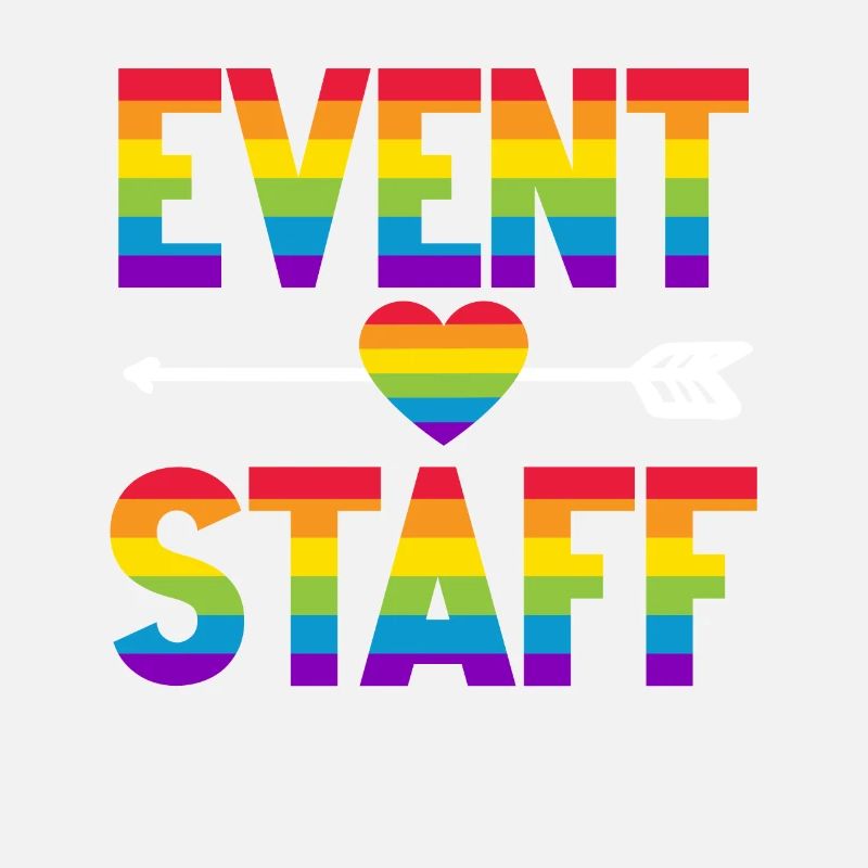 Event Staff Front Design Party Crew Pride LGBT