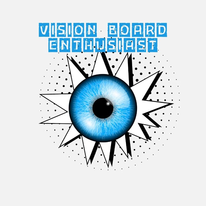Tableau de vision enthousiaste œil graphique