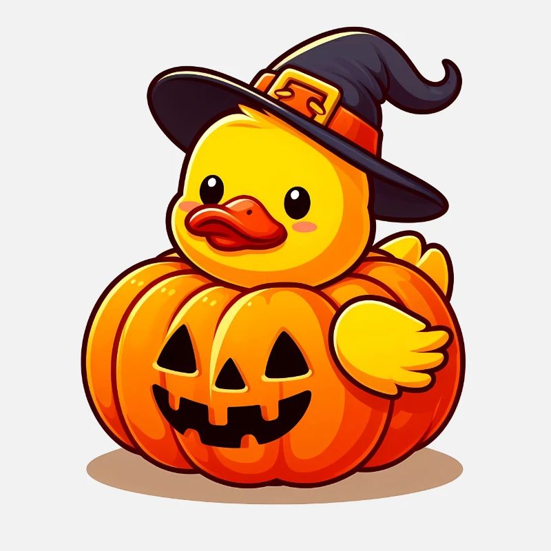 Witch Duck, Yellow Rubber Duck & Rubber Duck