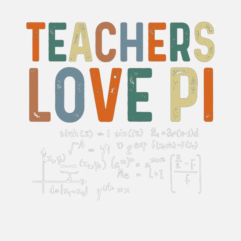 Funny Pi Day Math Teacher Shirts 3.14 Pi Symbol