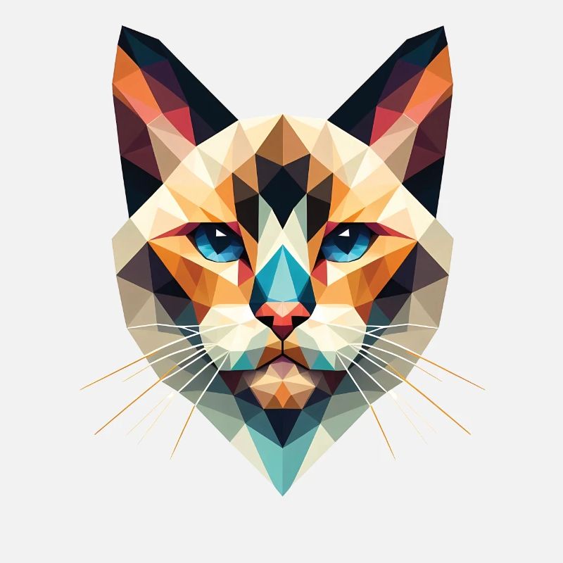 Polygon Cat, Art Numérique
