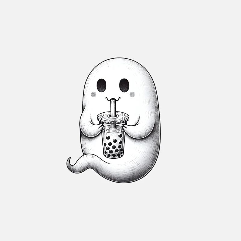 Ghost Drinks Bubble Tea